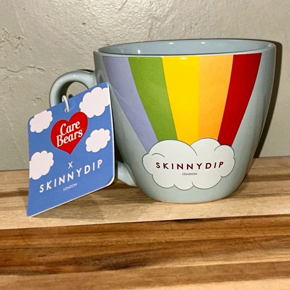 Colorful Care Bear Mug made by SkinnyDip London. Designer. Brand New with Tags🌈